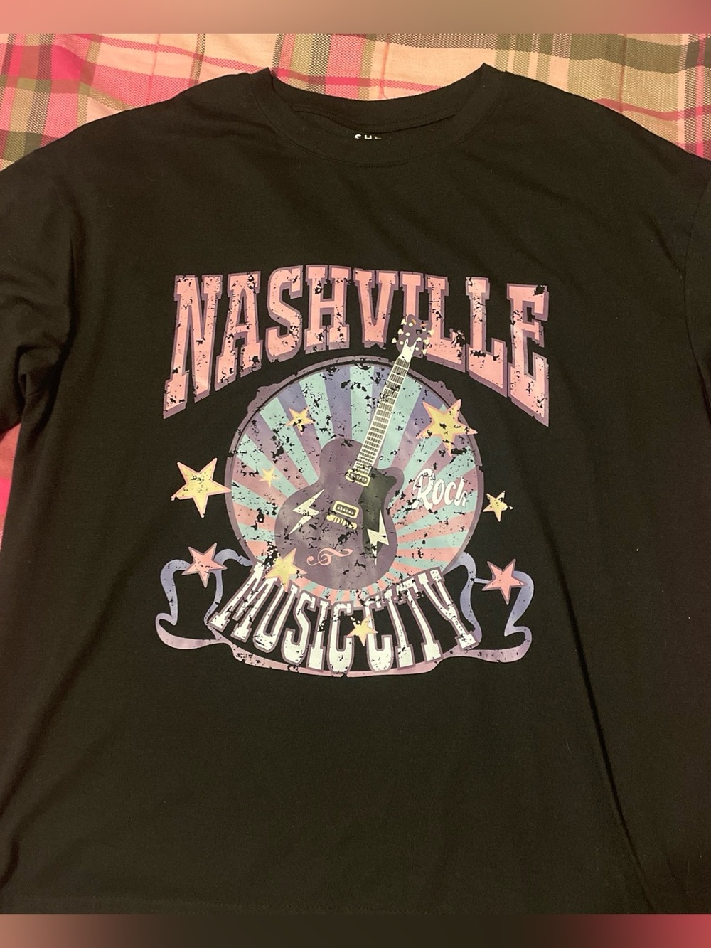 Nashville Music City black t-shirt | M